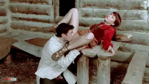 Rotschopf-Babe bekommt Anal-Cumshot ins Gesicht von einem großen Schwanz. photo 03