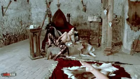 Mittelalterlicher Lesbendreier mit Boroka, Vanessa und Radka photo 08