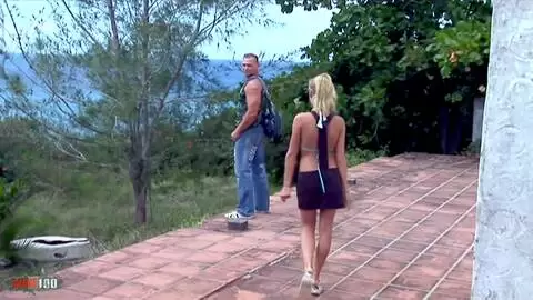 Eva Sunshines wilder Outdoor-Dreier ? Sonnenbeschienener FMM mit Bob Terminator und Alain Deloin!