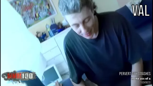 Pervert guy smashes in the ass of a tackiness
